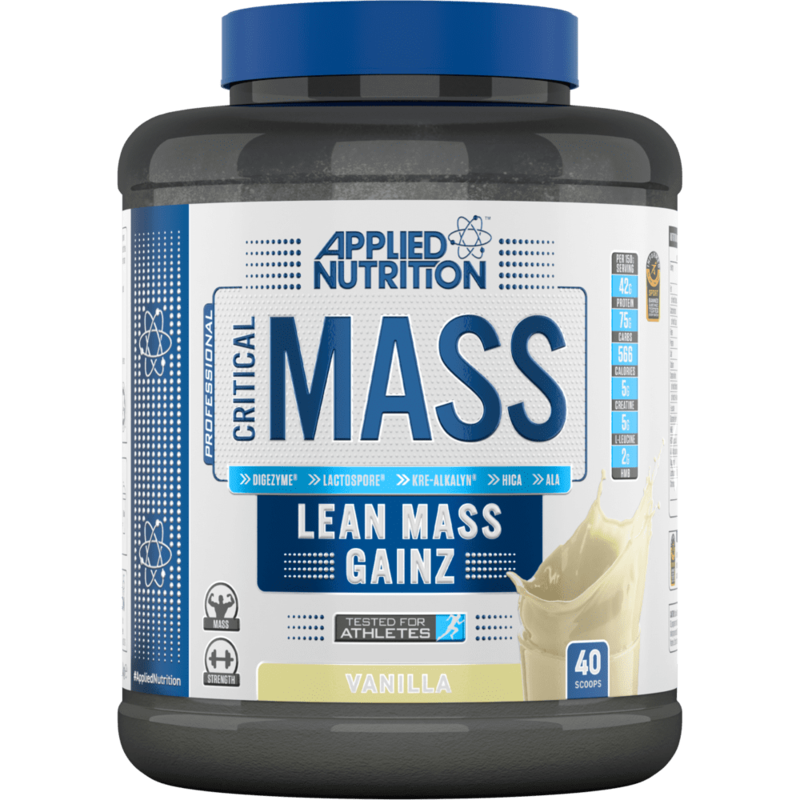 Applied Nutrition Critical Mass Lean Mass Gainz, 2.45Kg, Vanilla